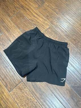 Gymshark Men's Arrival 5" Shorts Black Size Medium